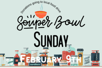 Souper Bowl food drive