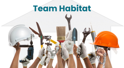 Unity's volunteer team habitat