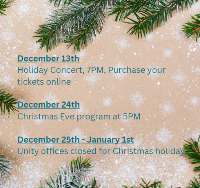 December happenings